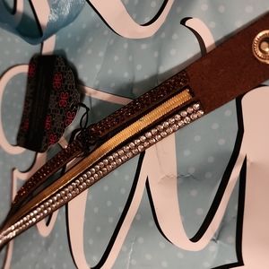 Brown/Brass Leather Wrap Bracelet